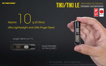 Nitecore TIKI LE USB-C Rechargeable Keychain Flashlight