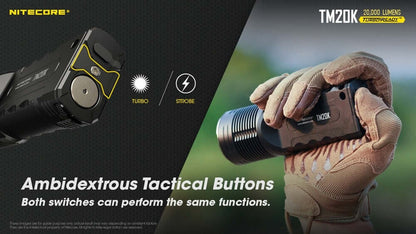 Nitecore TM20K 20 000 Lumens LED Flashlight