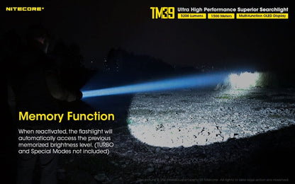 Nitecore TM39 Long Throw LED Flashlight