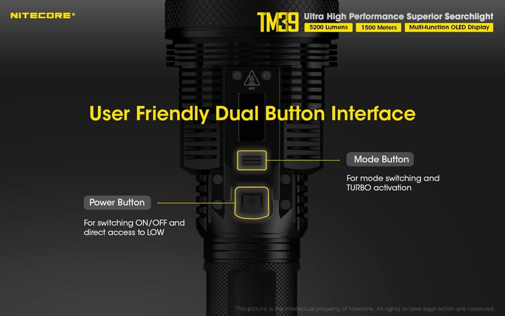 Nitecore TM39 Long Throw LED Flashlight