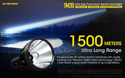 Nitecore TM39 Long Throw LED Flashlight