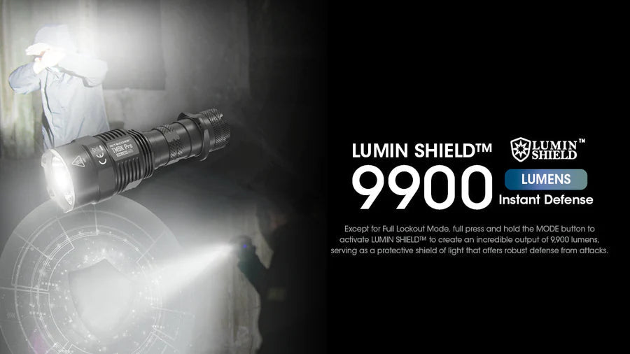 Nitecore TM9K Pro 9900 Lumen Fast Charging USB-C Flashlight