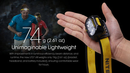 Nitecore UT27 Pro 800 lumen Rechargeable Running Headlamp