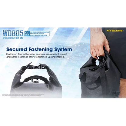 Nitecore WDB05 Waterproof Dry Bag 5L
