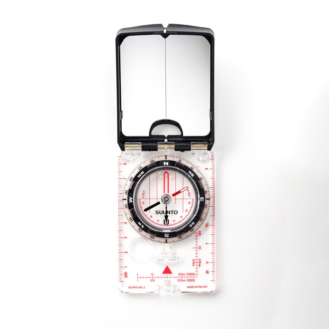 Suunto MC-2/G/6400 global mirror compass with 6400 mils scale and sighting mirror for precise outdoor navigation