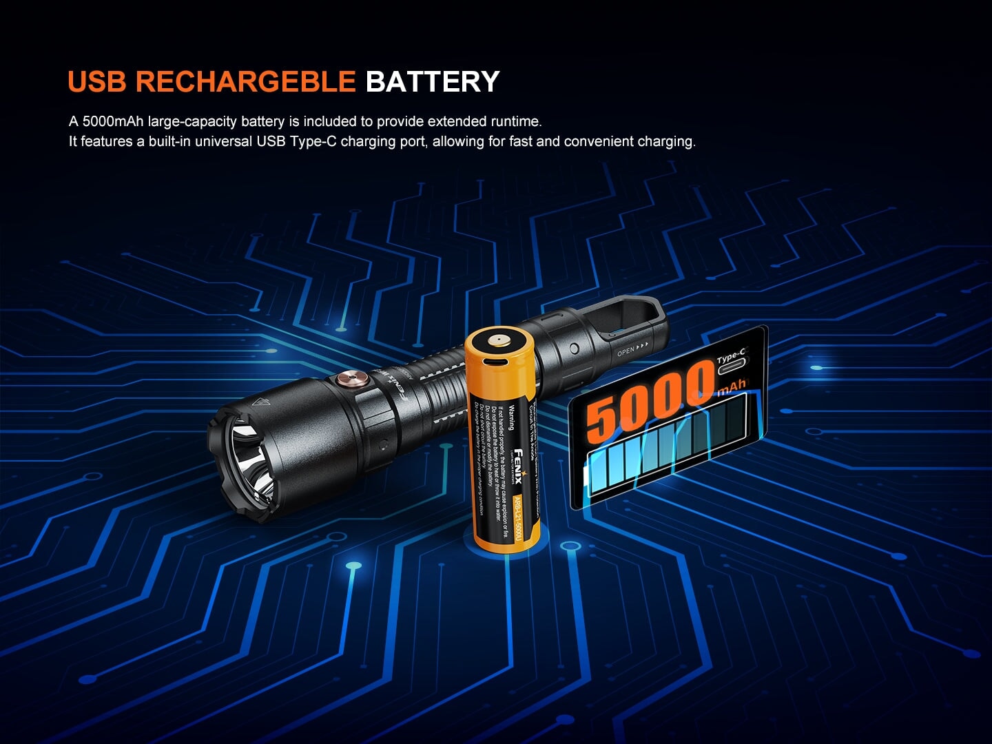 Fenix WF25RM Multifonctional Cradle Charging Duty Flashlight