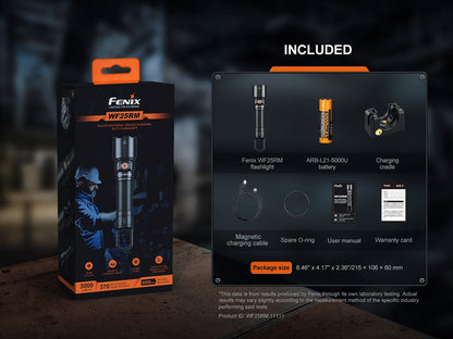Fenix WF25RM Multifonctional Cradle Charging Duty Flashlight