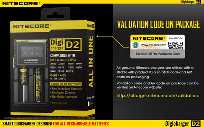 Nitecore D2 Digi Dual-Slot Universal Battery Charger