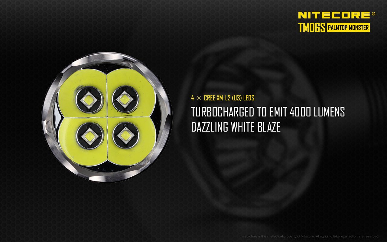 Nitecore TM06S Tiny Monster 4000 Lumens