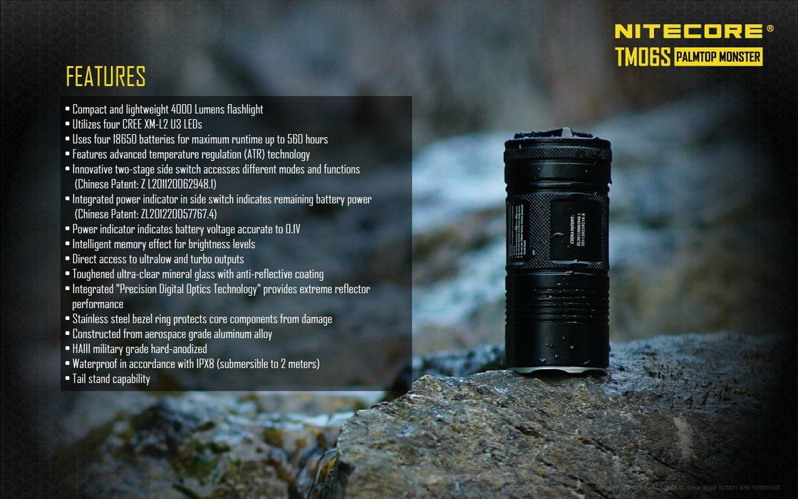 Nitecore TM06S LED Flashlight Flashlight Nitecore 