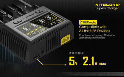 Nitecore SC4 Four-Slot Battery Charger