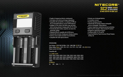 Nitecore SC2 Dual-Slot Battery Charger
