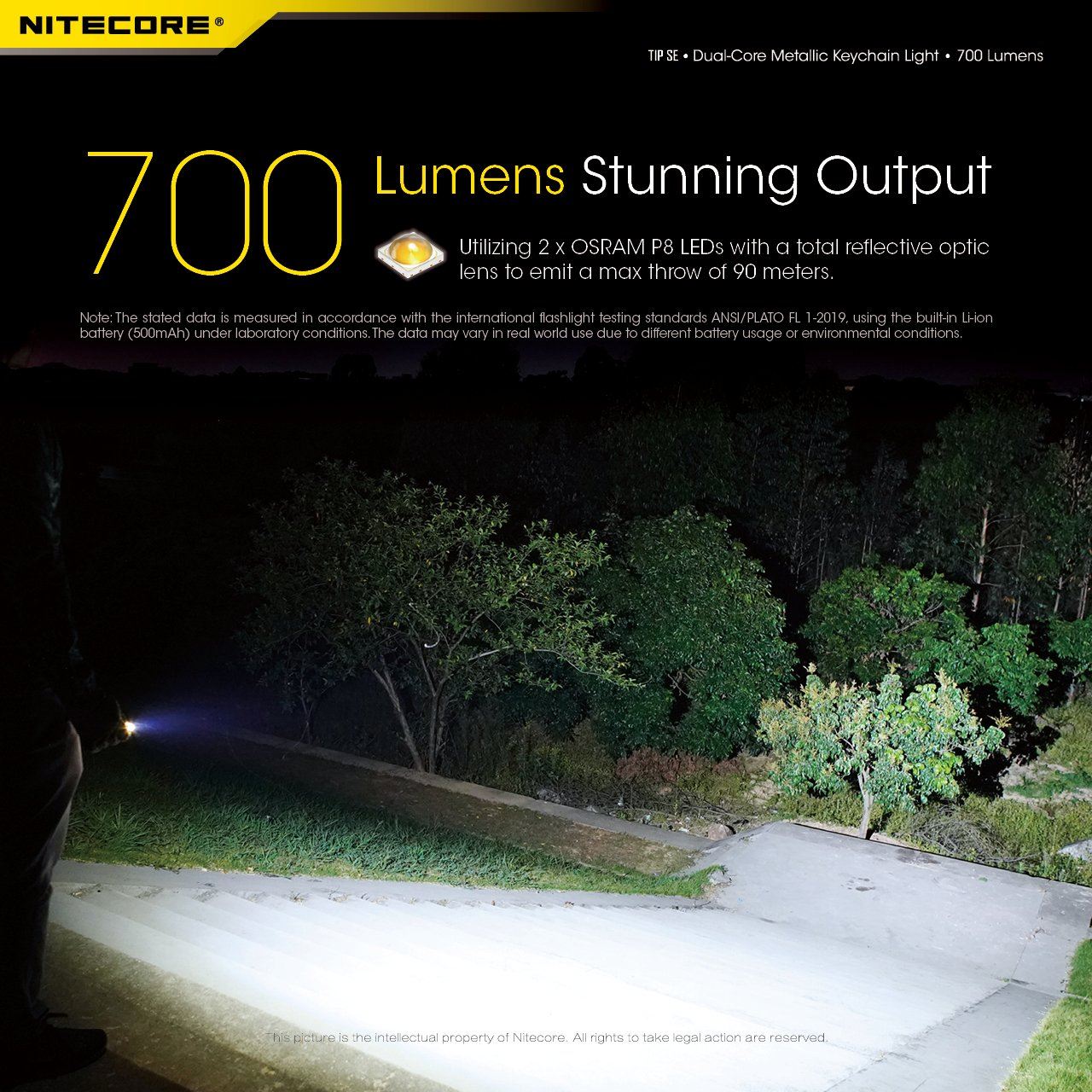 Nitecore TIP SE 700 Lumens Keychain EDC Flashlight