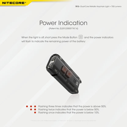 Nitecore TIP SE 700 Lumens Keychain EDC Flashlight