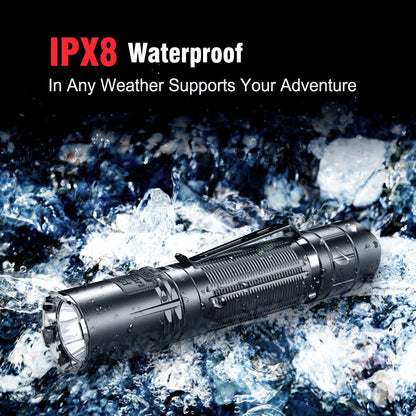 Klarus XT2CR Pro 2100 Lumens USB-C Rechargeable Tactical LED Flashlight
