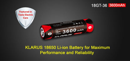 Klarus 18GT-36 3600mAh 18650 Battery
