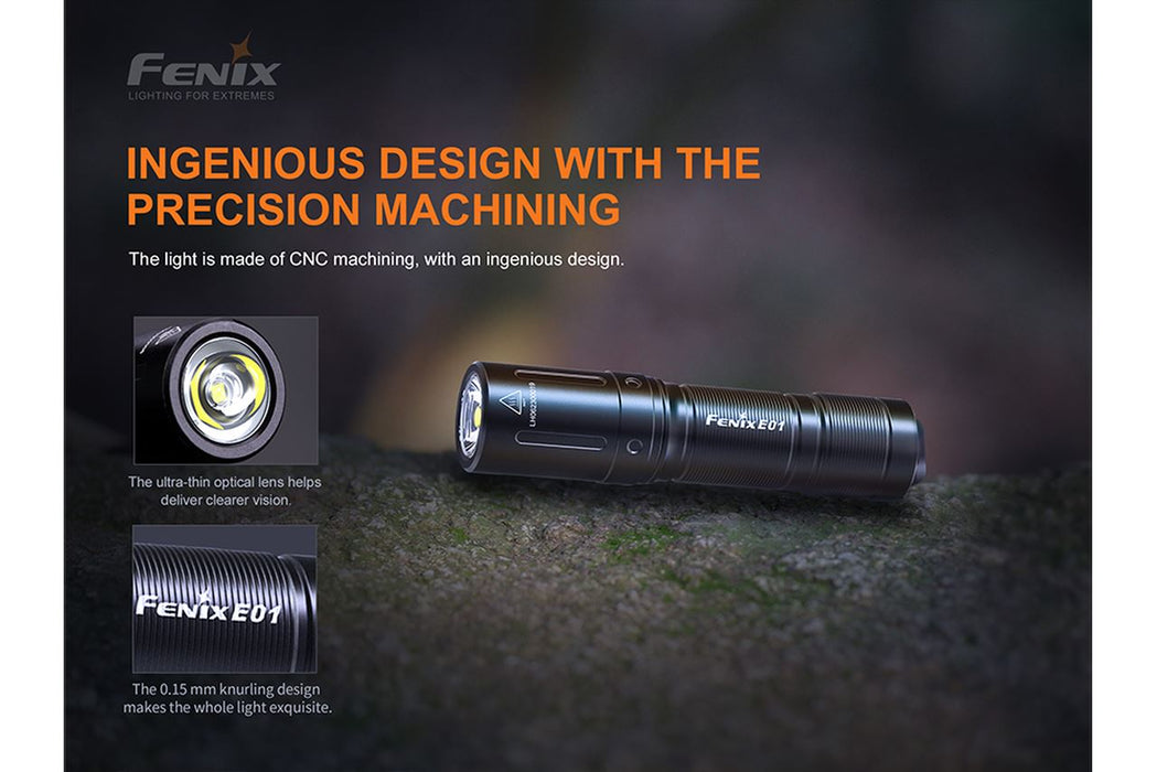 Fenix E01 V2.0 100 Lumens EDC LED Flashlight Flashlight Fenix 