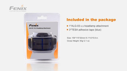 Fenix ALG-03 V2.0 Headlamp Helmet Mount