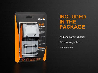 Fenix Are-A2 Dual-Slot Smart Battery Charger