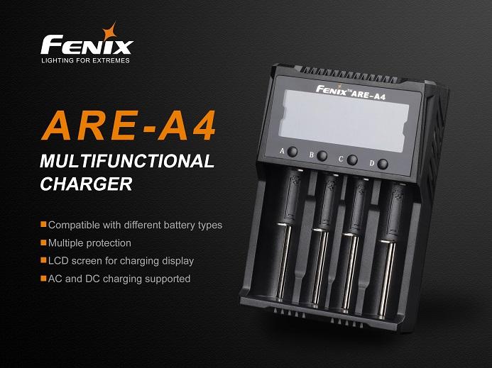 Fenix Are-A4 Four-Slot Smart Battery Charger