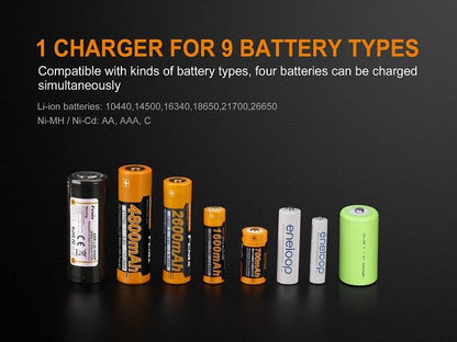 Fenix Are-A4 Four-Slot Smart Battery Charger