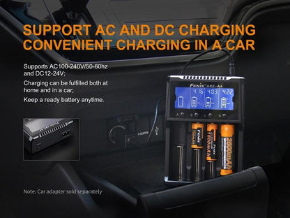 Fenix Are-A4 Four-Slot Smart Battery Charger
