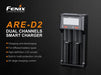 Fenix ARE-D2 Dual Bay Smart Battery Charger Battery Charger Fenix 