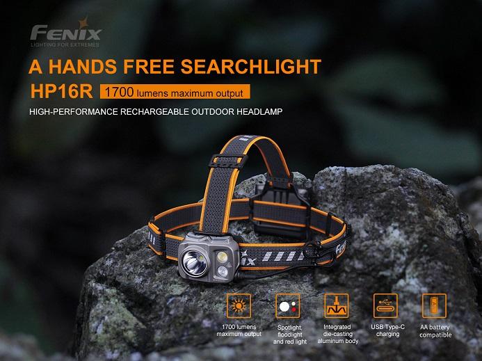 Fenix HP16R a hands free searchlight 