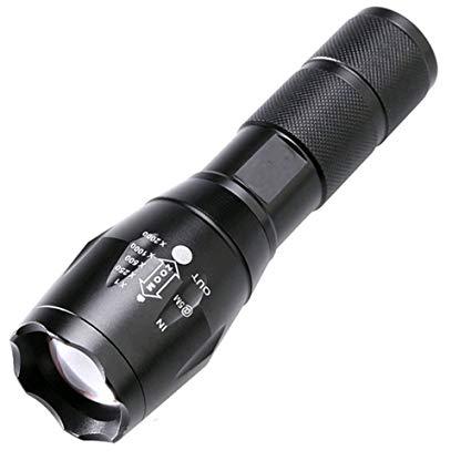Zoomable LED Tactical Military Flashlight (E17 Gladiator) - 1040 Lumens