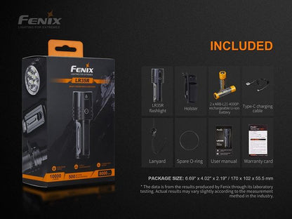 Fenix LR35R 10000 Lumen Rechargeable LED Flashlight