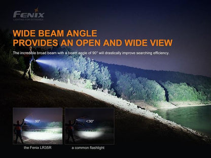 Fenix LR35R 10000 Lumen Rechargeable LED Flashlight