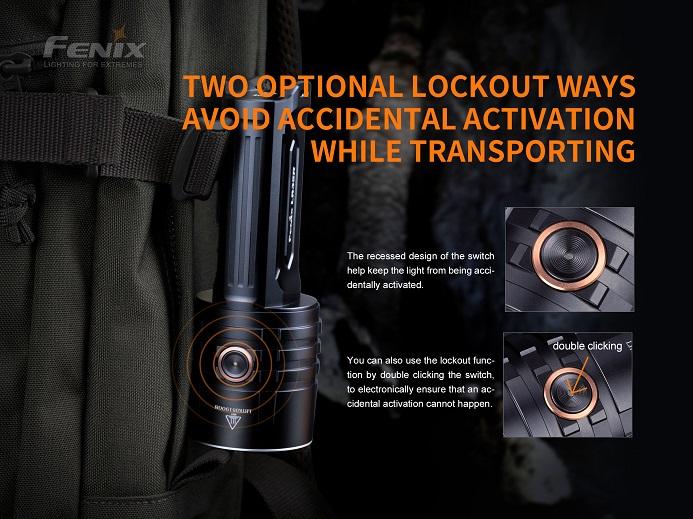 Fenix LR35R 10000 Lumen Rechargeable LED Flashlight
