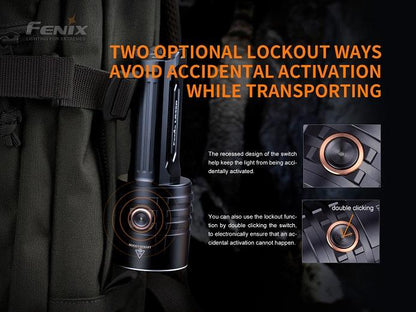 Fenix LR35R 10000 Lumen Rechargeable LED Flashlight