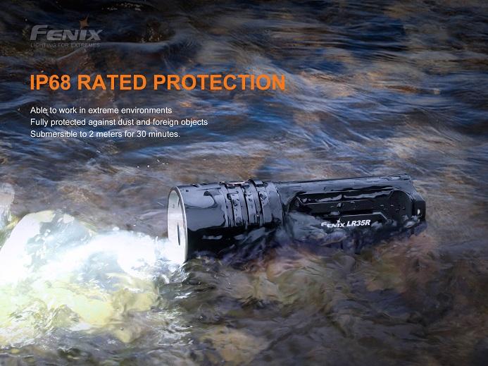 Fenix LR35R 10000 Lumen Rechargeable LED Flashlight