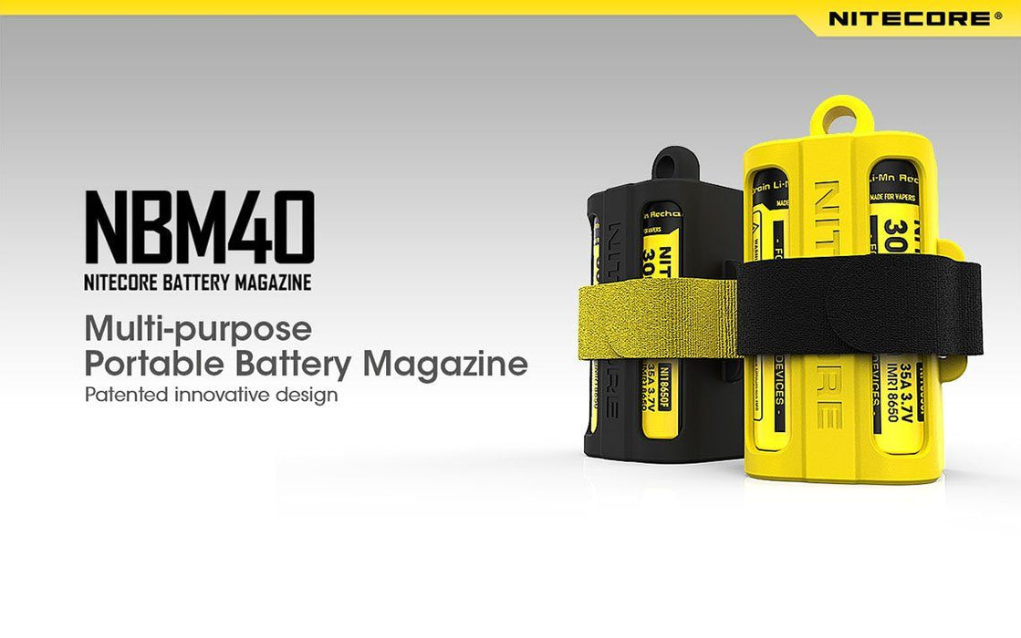 Nitecore Battery Magazine NBM40 Rechargeable Batteries Nitecore 