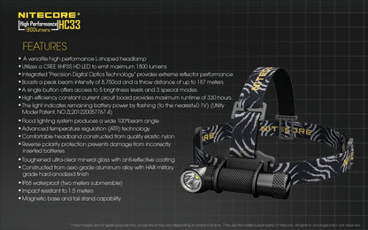 Nitecore HC33 LED Headlamp