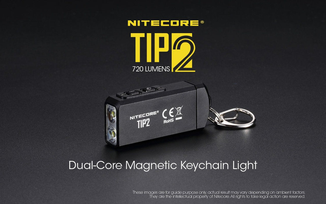 Nitecore Tip2 720 Lumens USB Rechargeable LED Keychain Light LED Keychain Light Nitecore 