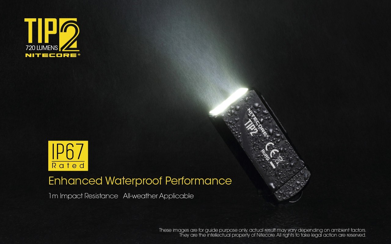 Nitecore Tip2 720 Lumens USB Rechargeable Flashlight