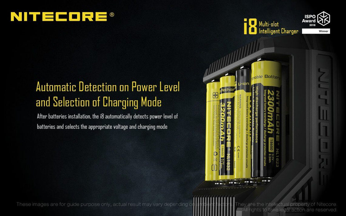 Nitecore i8 - 8 Bay Universal Battery Charger Battery Charger Nitecore 