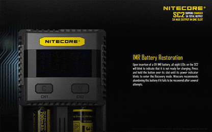 Nitecore SC2 Dual-Slot Battery Charger