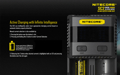 Nitecore SC2 Dual-Slot Battery Charger