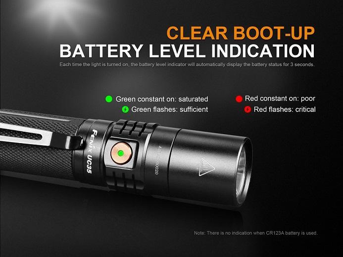 Fenix UC35 V2.0 Rechargeable LED Flashlight
