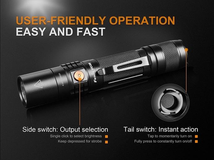 Fenix UC35 V2.0 Rechargeable LED Flashlight