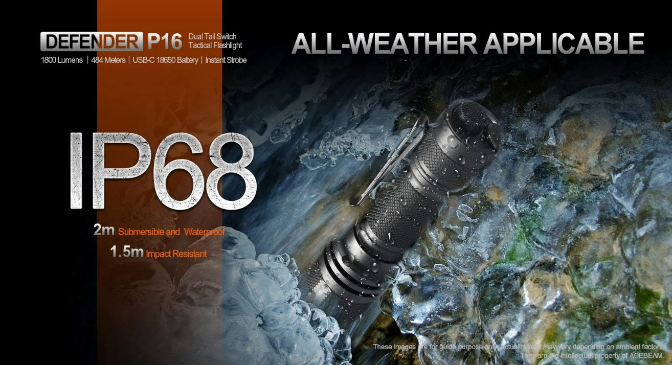 Acebeam Defender P16 - Black