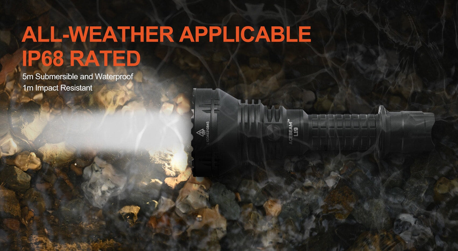 Acebeam L19 2.0 Long range tactical Flashlight