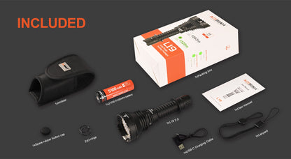Acebeam L19 2.0 Long range tactical Flashlight