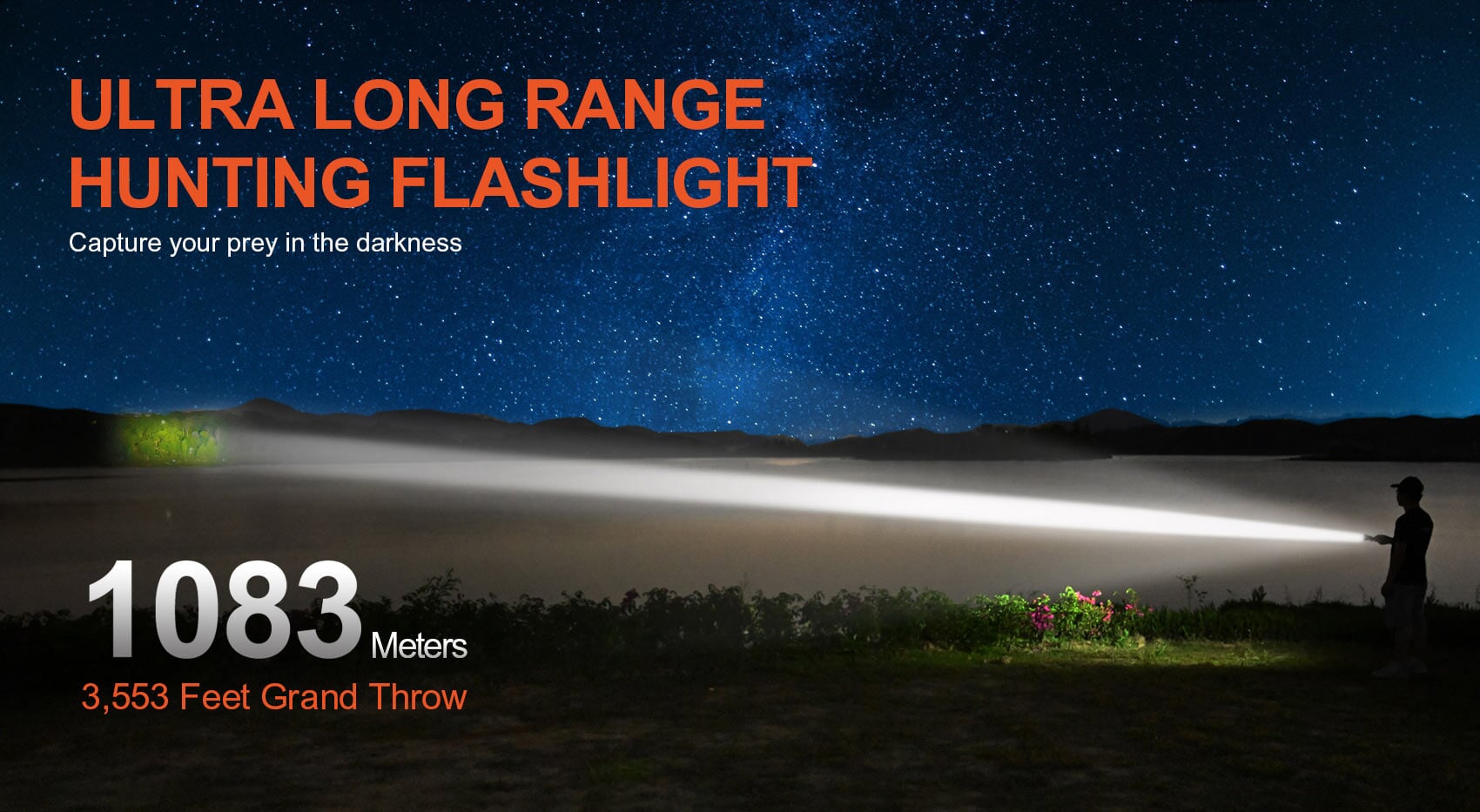 Acebeam L19 2.0 Long range tactical Flashlight