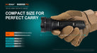 Acebeam P18 Quad-Core Tactical Flashlight - Black Flashlight Acebeam 