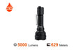 Acebeam P18 Quad-Core Tactical Flashlight - Black Flashlight Acebeam 