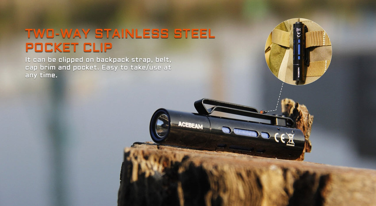 Acebeam Rider RX EDC Flashlight - Options Flashlight Acebeam 